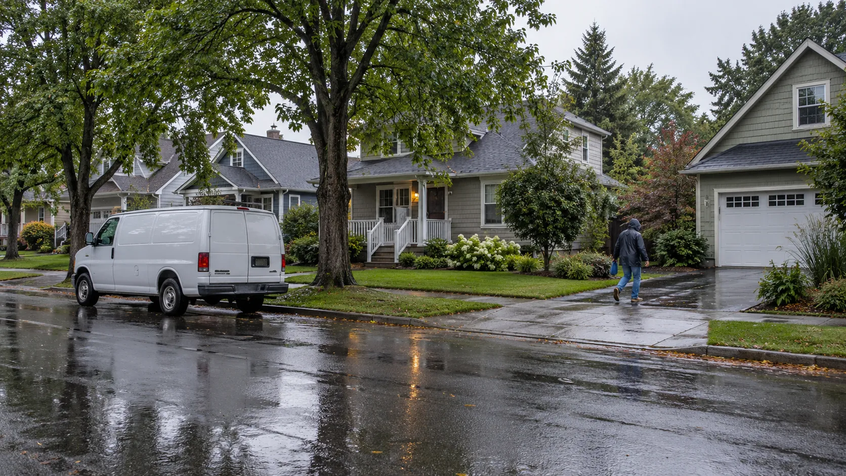 Homes in the Southern New Hampshire area served by local water damage providers